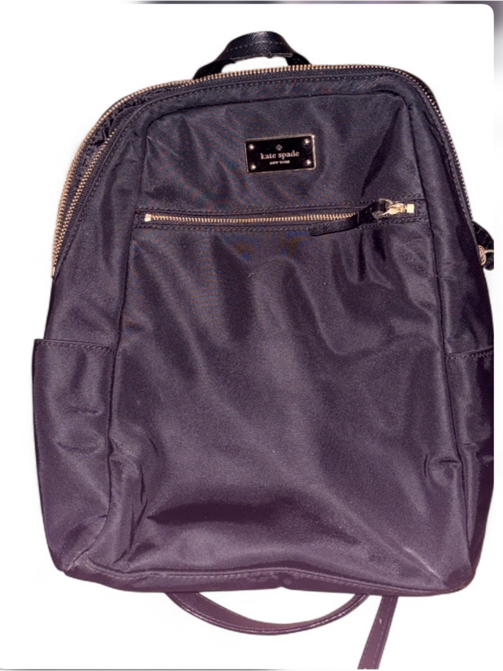 Kate Spade Black Nylon Mini Backpack